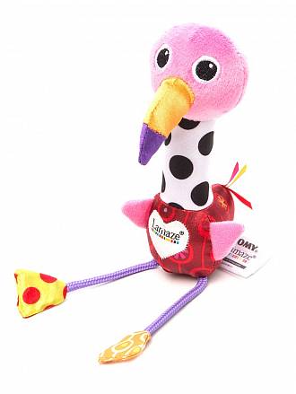 Игрушка для малышей - Веселый Розовый Фламинго 
